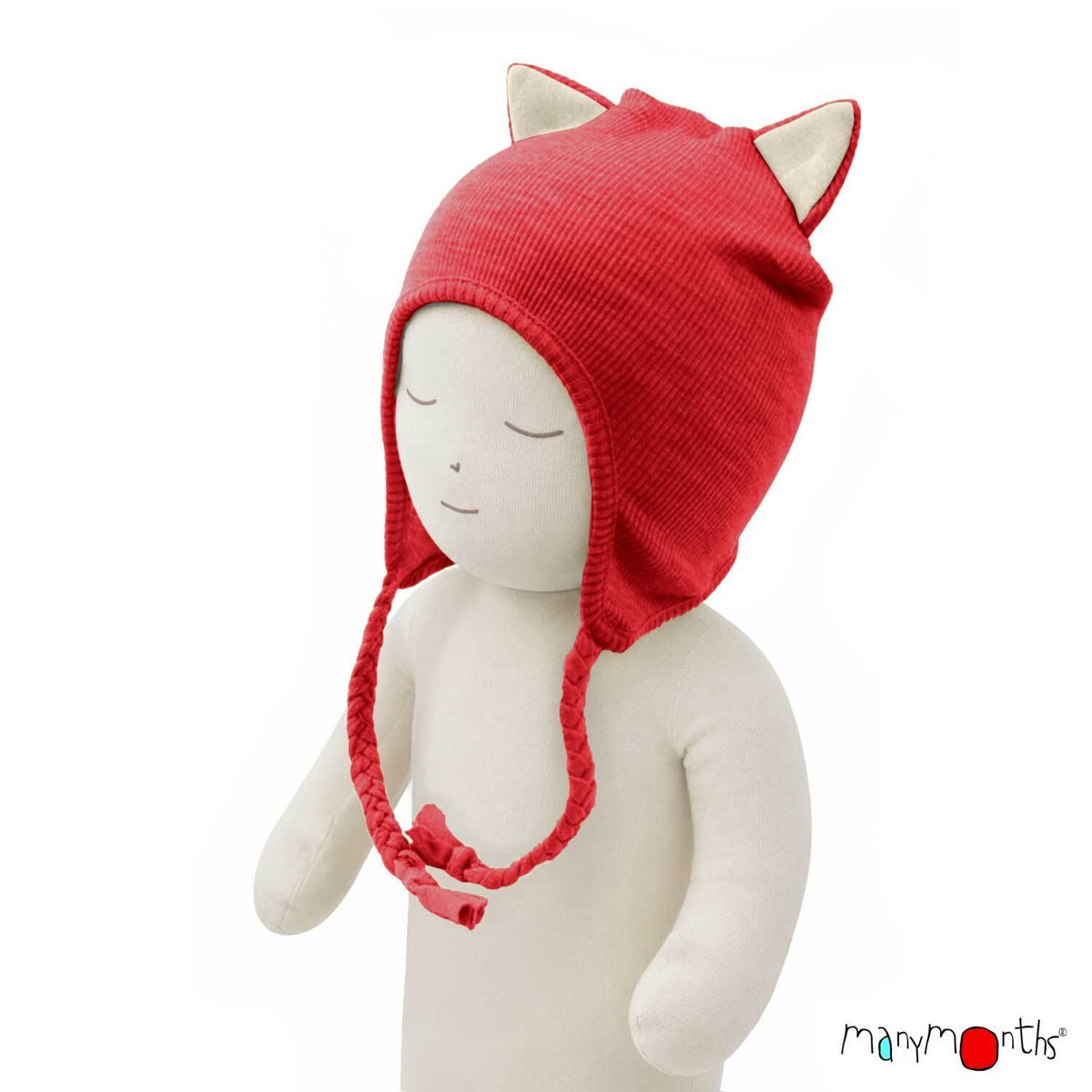 Wool Beanie with Kitty Ears - Multiple Colours-ManyMonths Nature Woolies-Modern Rascals