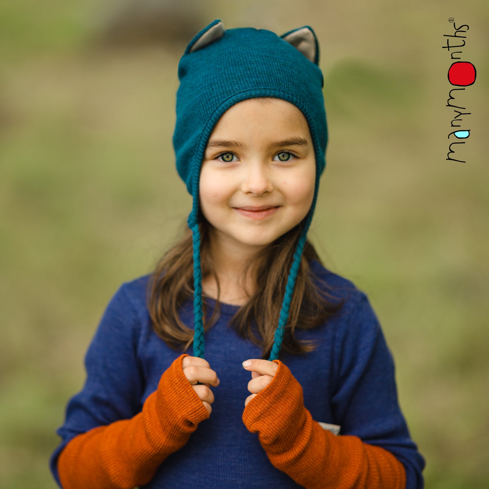 Wool Beanie with Kitty Ears - Multiple Colours-ManyMonths Nature Woolies-Modern Rascals