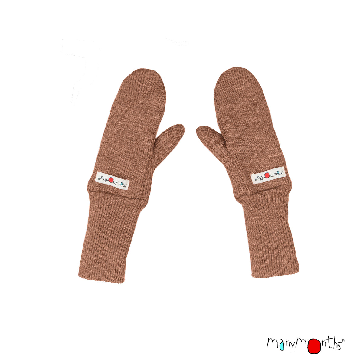Wool Children's Long Cuff Mittens - Multiple Colours-ManyMonths Nature Woolies-Modern Rascals