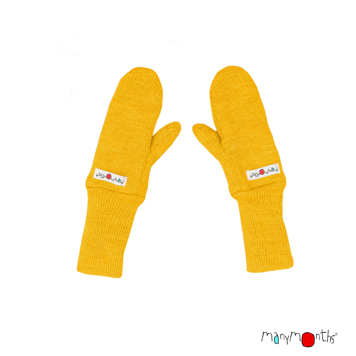 Wool Children's Long Cuff Mittens - Multiple Colours-ManyMonths Nature Woolies-Modern Rascals