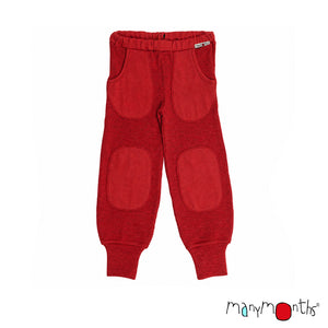 Wool Hazel Unisex Joggers with Pockets and Knee Patches - Multiple Colours-ManyMonths Nature Woolies-Modern Rascals