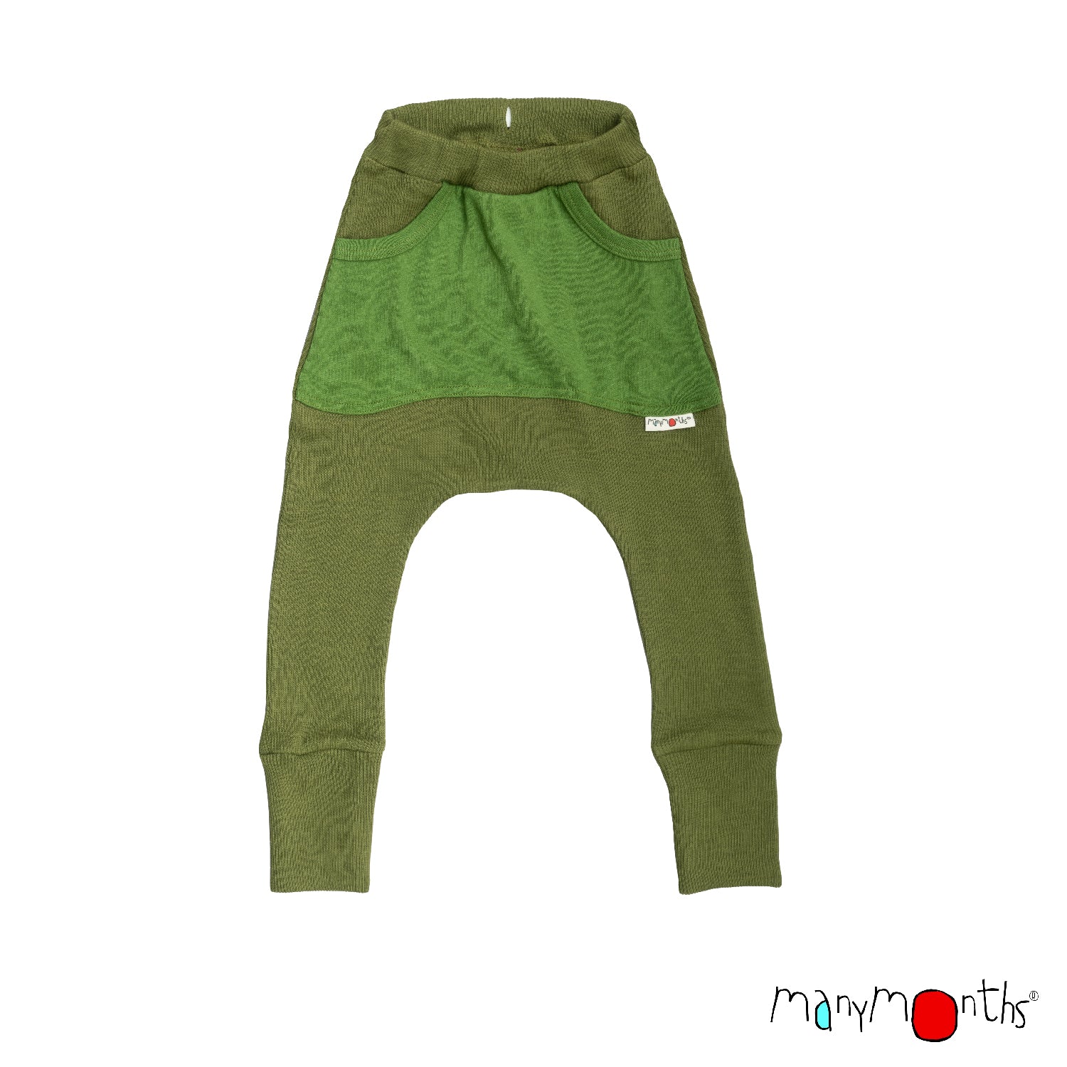 Wool Kangaroo Trousers with Big Pocket - Multiple Colours-ManyMonths Nature Woolies-Modern Rascals