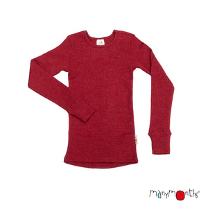 Wool Long Sleeve Shirt - Multiple Colours-ManyMonths Nature Woolies-Modern Rascals