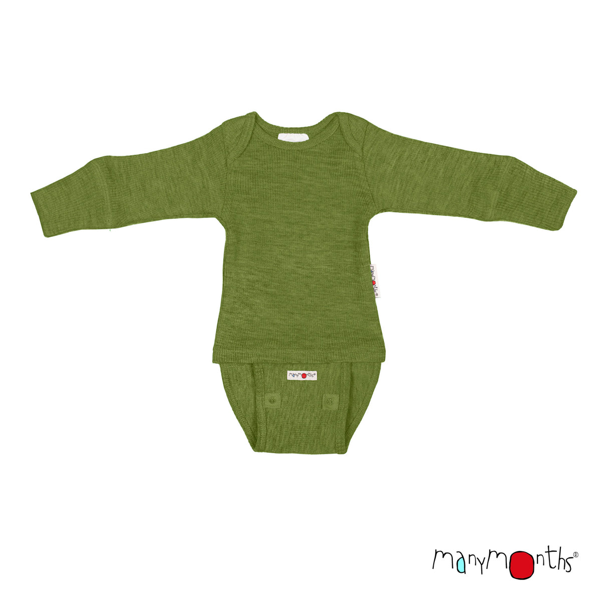 Wool Long Sleeve Shirt / Onesie - Multiple Colours-ManyMonths Nature Woolies-Modern Rascals