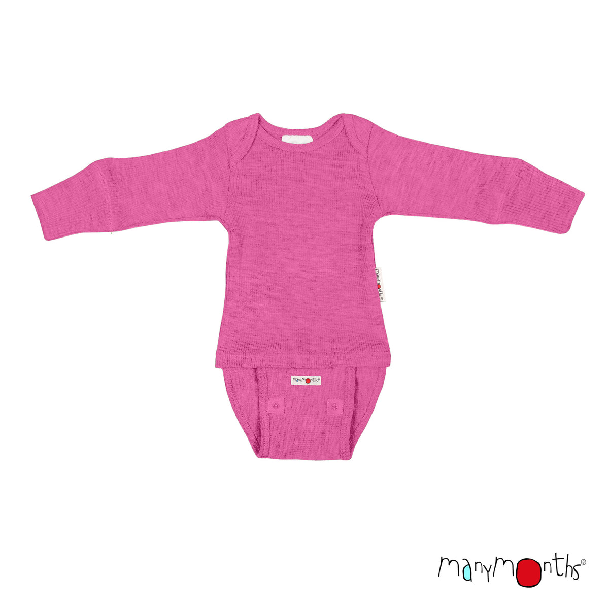 Wool Long Sleeve Shirt / Onesie - Multiple Colours-ManyMonths Nature Woolies-Modern Rascals