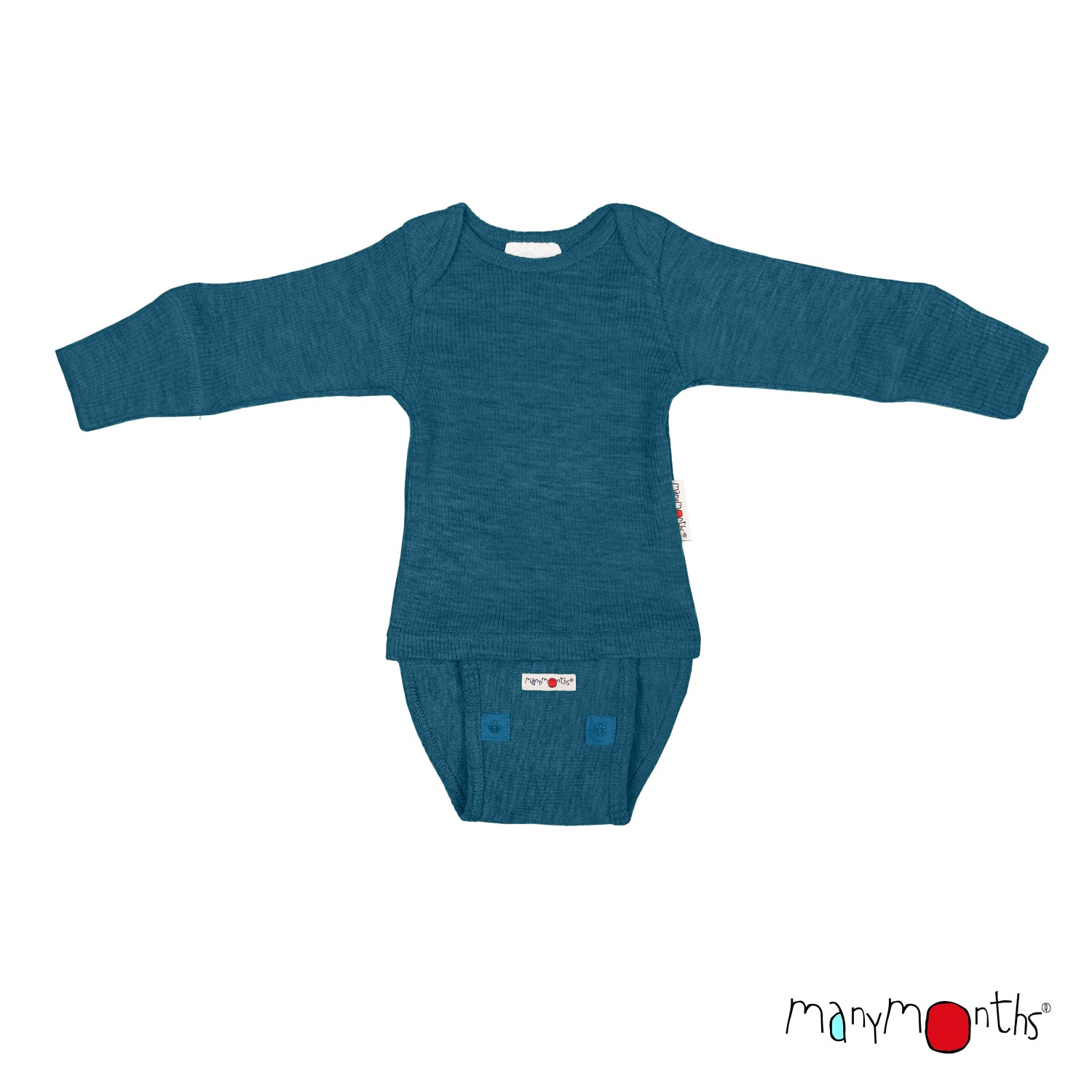 Wool Long Sleeve Shirt / Onesie - Multiple Colours-ManyMonths Nature Woolies-Modern Rascals