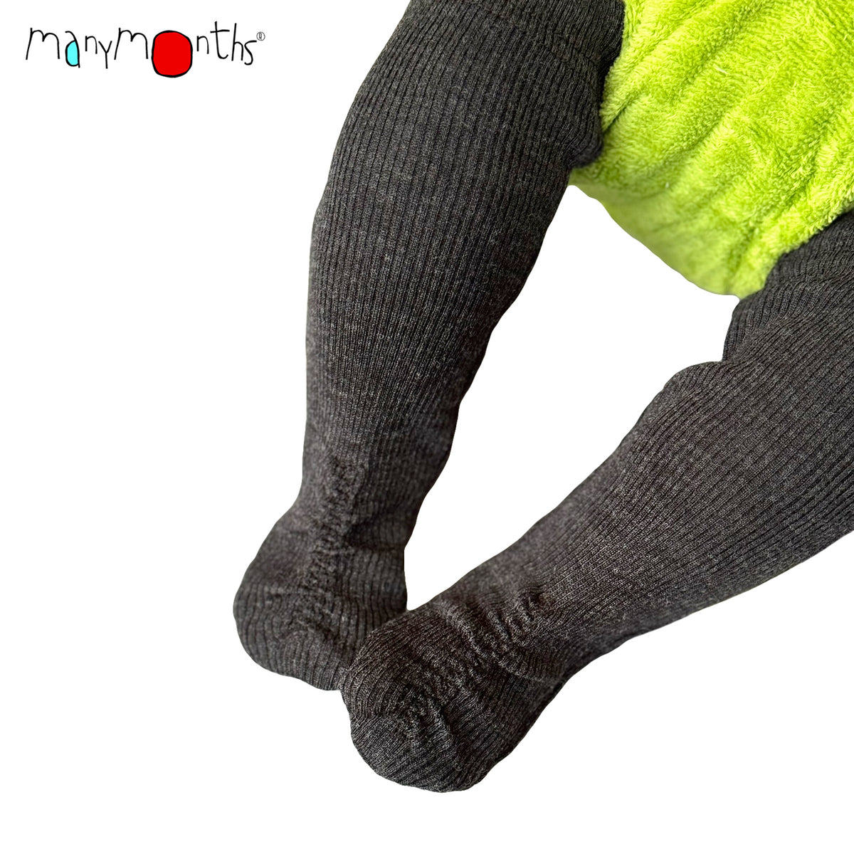 Wool Long Tube Baby Booties - Multiple Colours-ManyMonths Nature Woolies-Modern Rascals