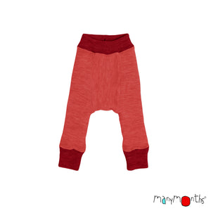 Wool Reversible Longies (Double Layer) - Multiple Colours-ManyMonths Nature Woolies-Modern Rascals