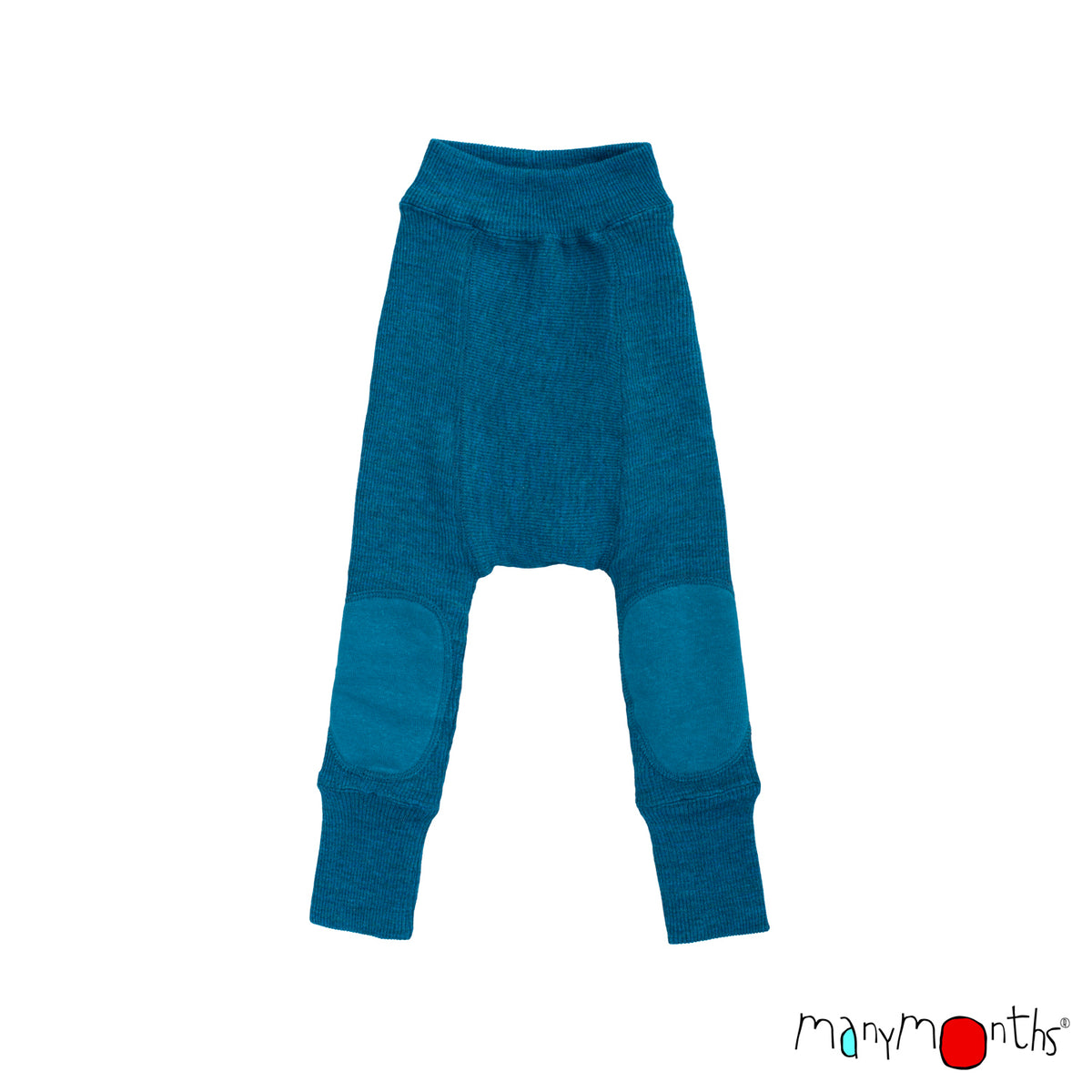 Wool Reversible Longies with Oval Knee Patches (Double Layer) - Multiple Colours-ManyMonths Nature Woolies-Modern Rascals