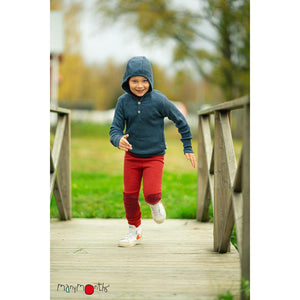 Wool Unisex Leggings with Heart Knee Patches - Multiple Colours-ManyMonths Nature Woolies-Modern Rascals