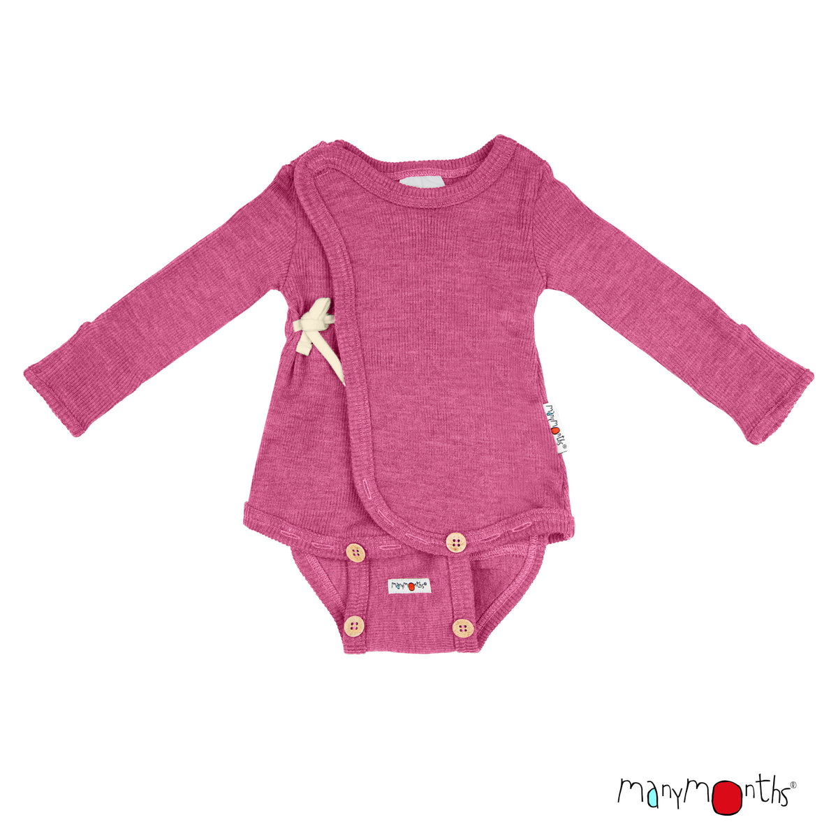Wool Wrap Style Onesie - Multiple Colours-ManyMonths Nature Woolies-Modern Rascals