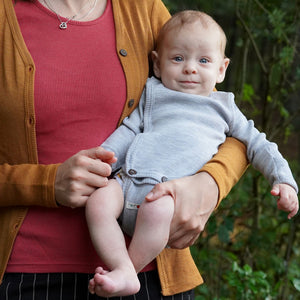Wool Wrap Style Onesie - Multiple Colours-ManyMonths Nature Woolies-Modern Rascals
