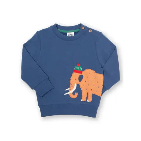 Wooly Mammoth Sweatshirt - 1 Left Size 9-11 years-Kite-Modern Rascals
