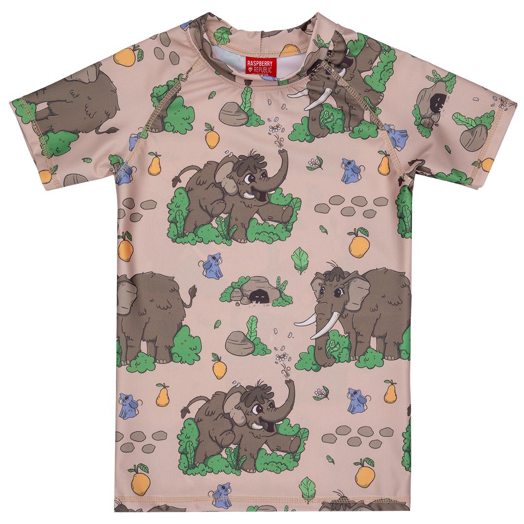 Wooly Mammoth Swim Shirt - 2 Left Size 5-7 & 9-11 years-Raspberry Republic-Modern Rascals