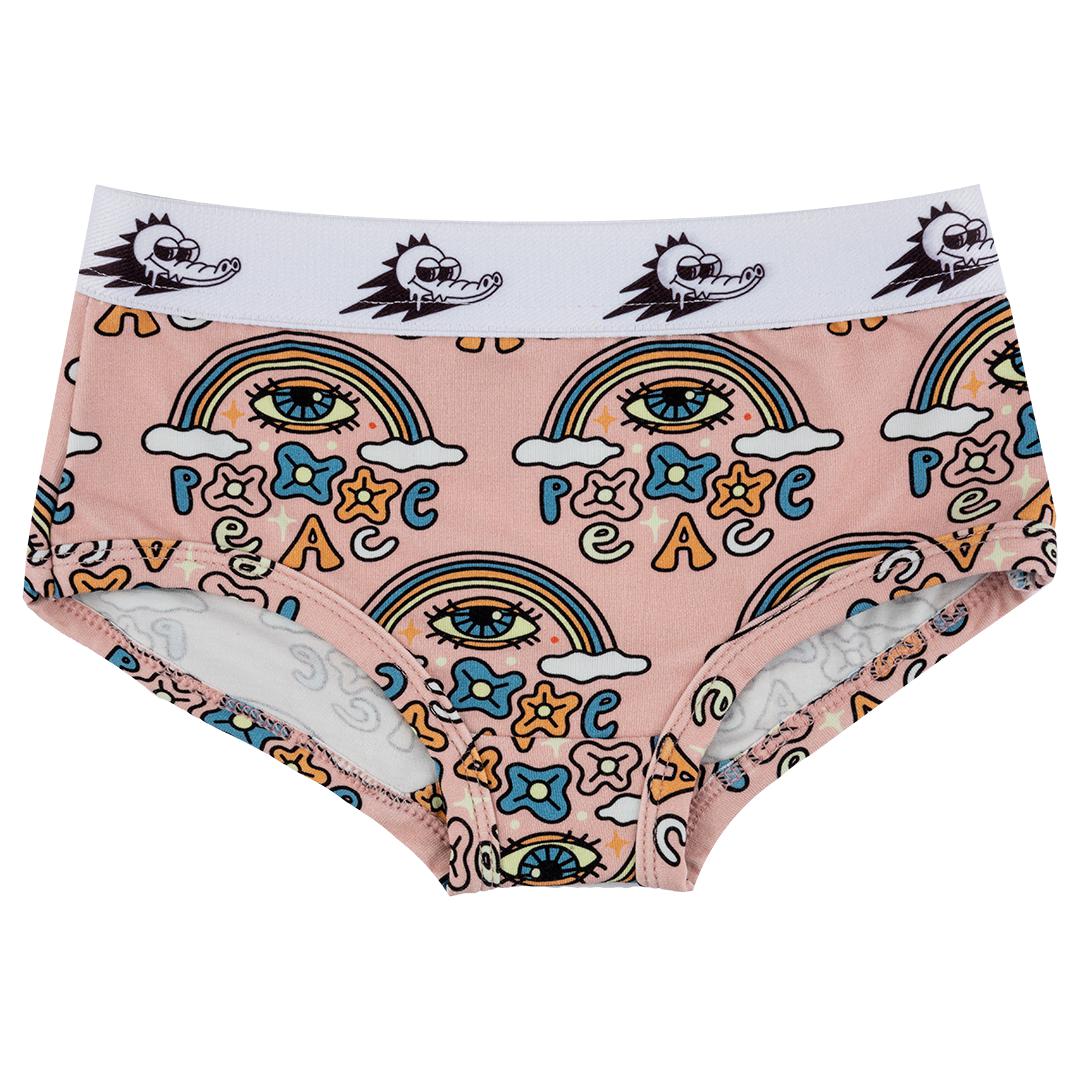 World Peace Briefs - Powder Pink - 2 Left Size 5-7 & 7-9 years-Jelly Alligator-Modern Rascals