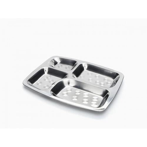 X-Large Divided Food Tray-Onyx-Modern Rascals