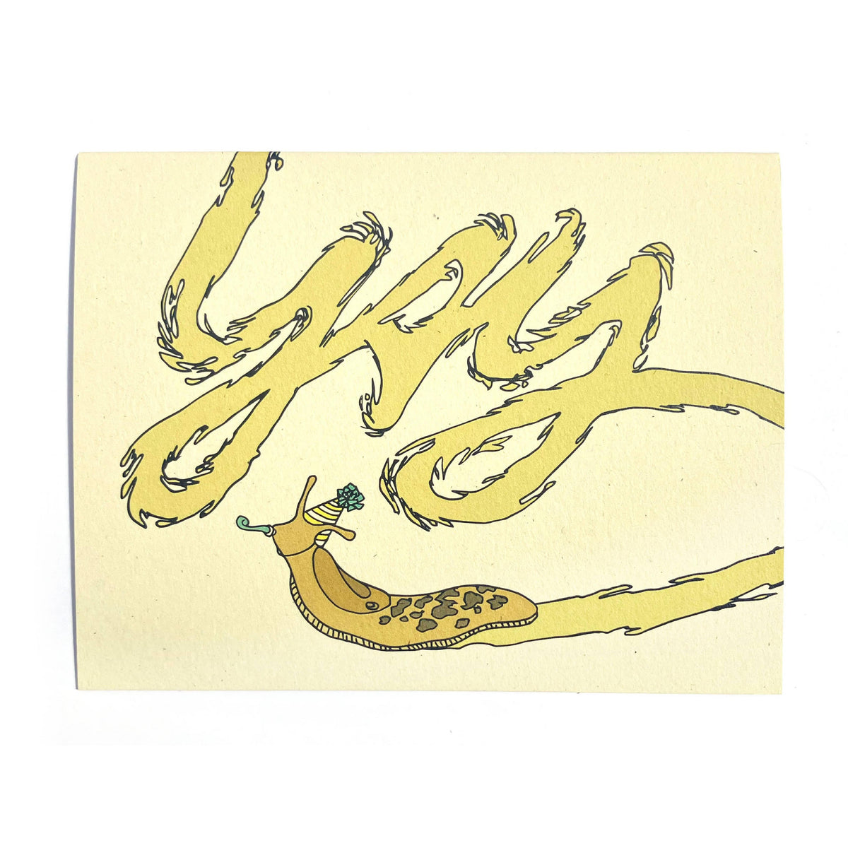 Yay Slug Card-Wild Life Illustration Co.-Modern Rascals