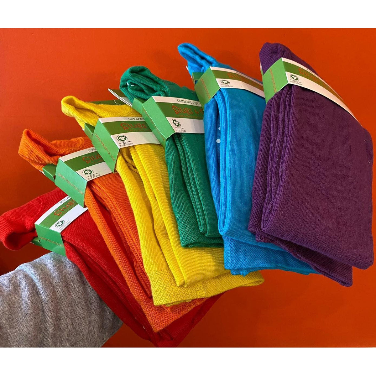 Yellow Basics Tights - 1 Left Size 18-24 months-Slugs and Snails-Modern Rascals