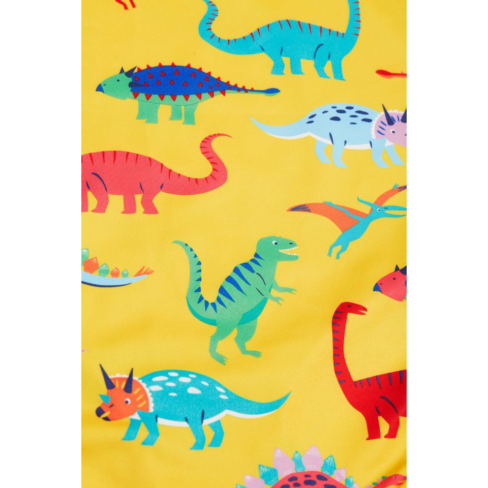 Yellow Dino-Roar! Ruby Swimsuit - 2 Left Size 7-8 & 9-10 years-Frugi-Modern Rascals