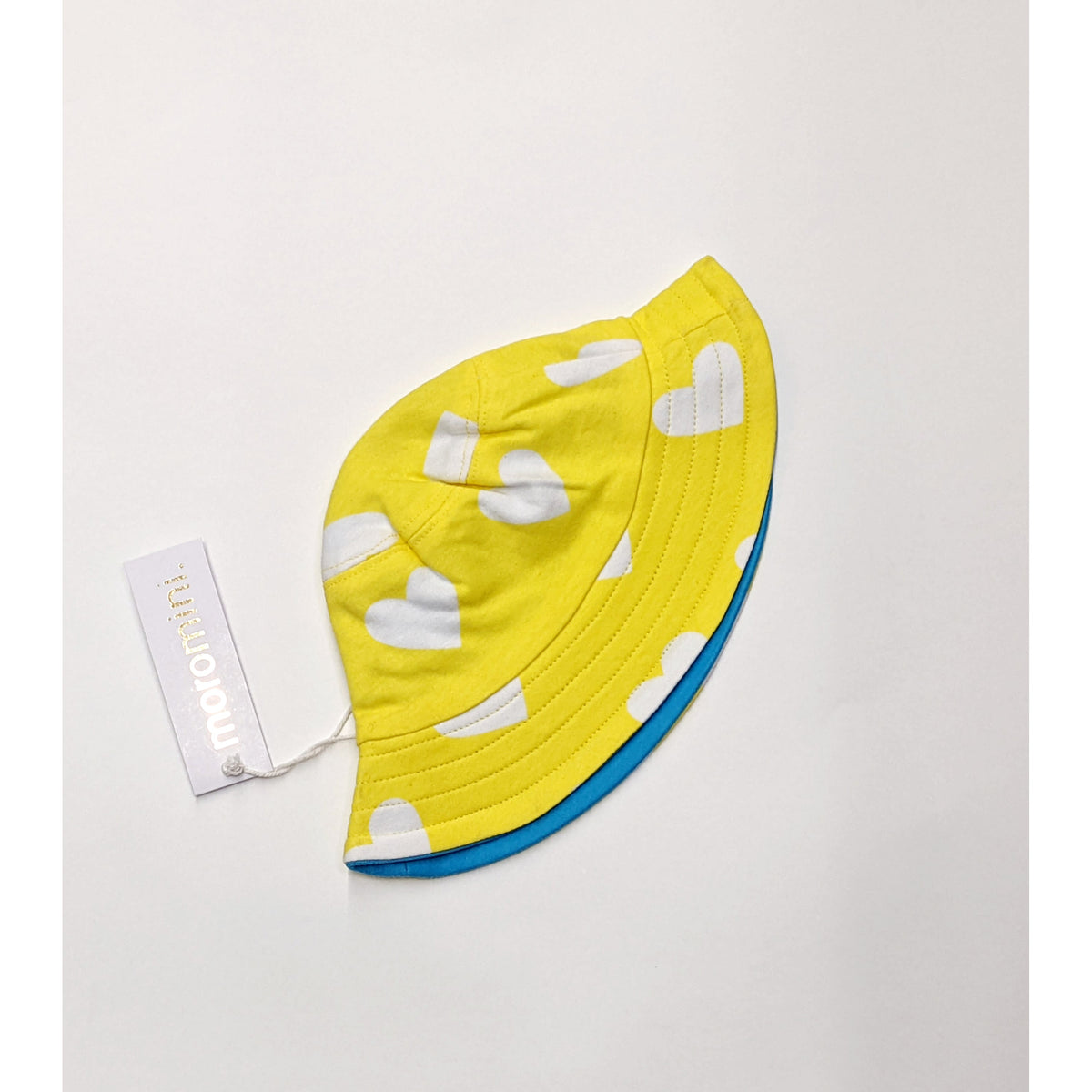 Yellow Hearts Bucket Hat-Moromini-Modern Rascals