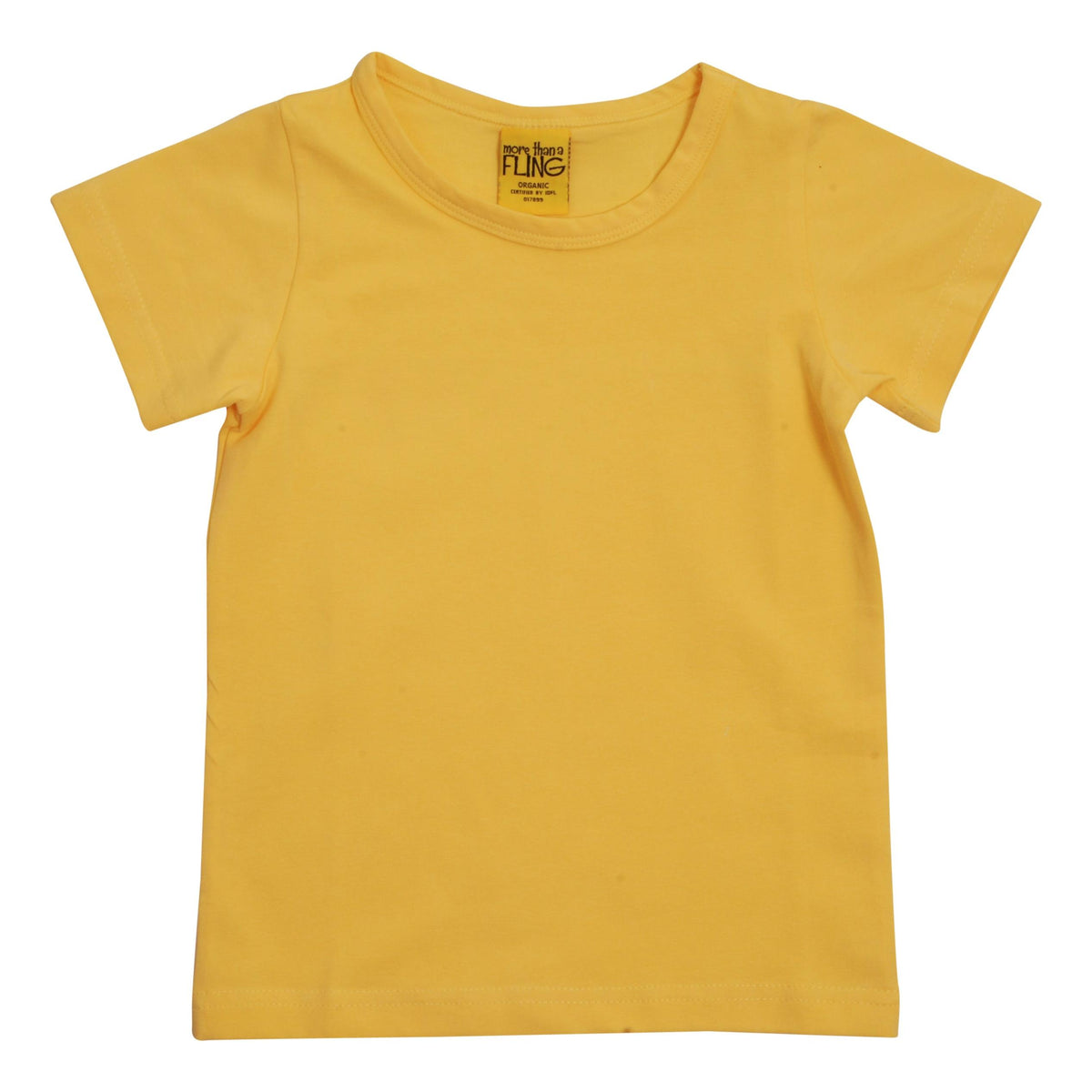 Yellow Short Sleeve Shirt - 1 Left Size 8-10 years-More Than A Fling-Modern Rascals