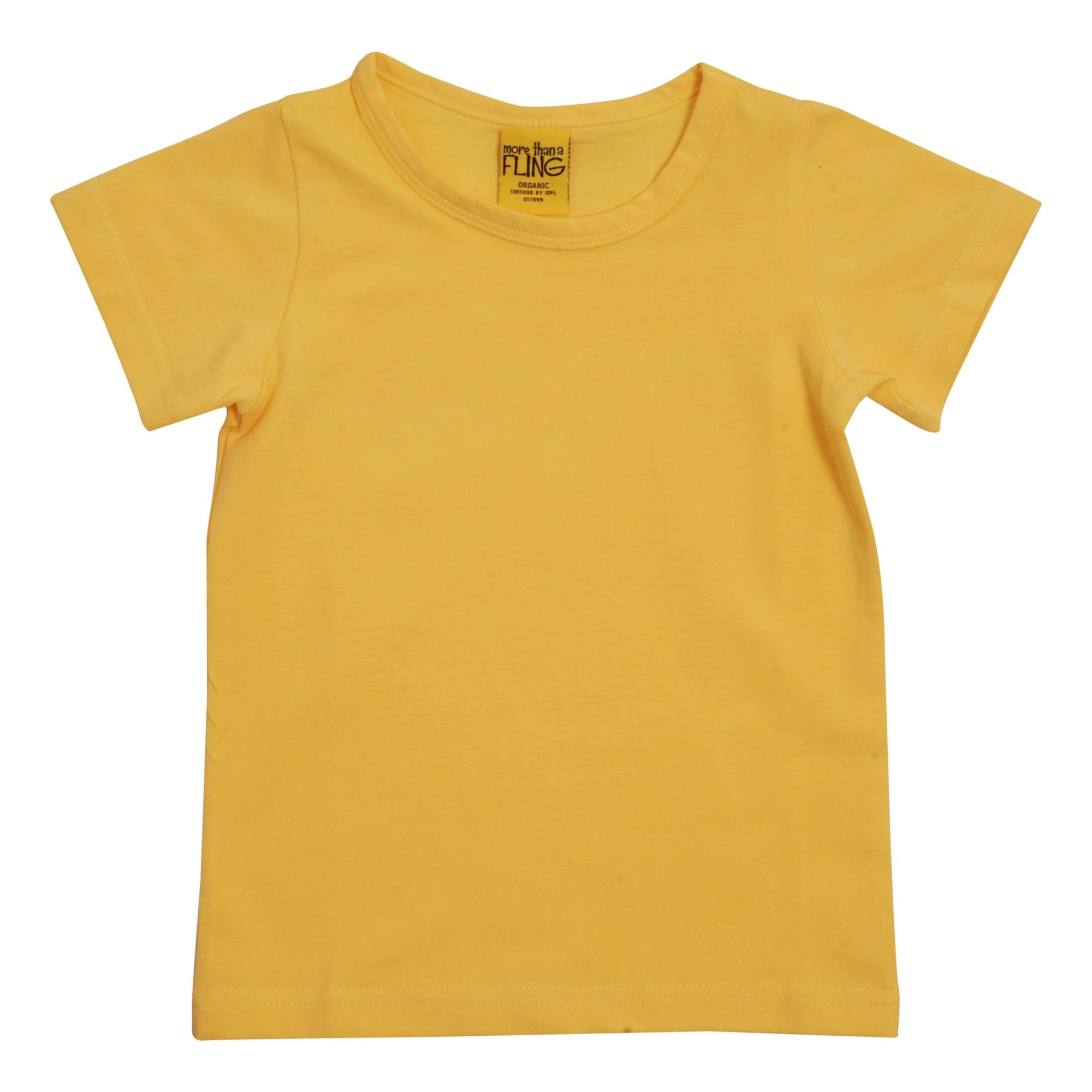 Yellow Short Sleeve Shirt - 1 Left Size 8-10 years-More Than A Fling-Modern Rascals
