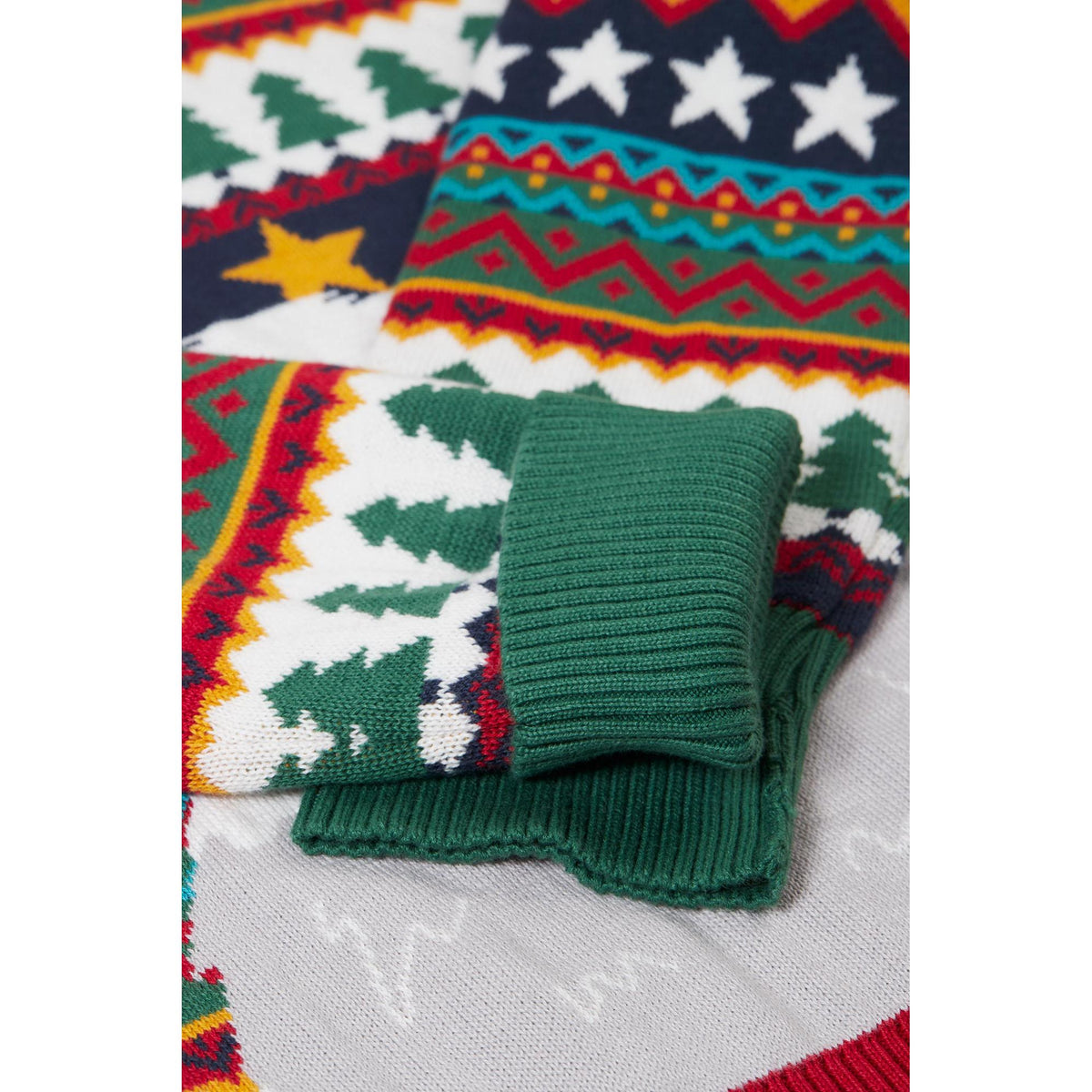 Yeti Fair Isle Forest Fair Isle Sweater - 2 Left Size 6-7 & 8-9 years-Frugi-Modern Rascals