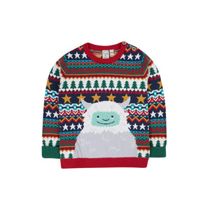 Yeti Fair Isle Forest Fair Isle Sweater-Frugi-Modern Rascals