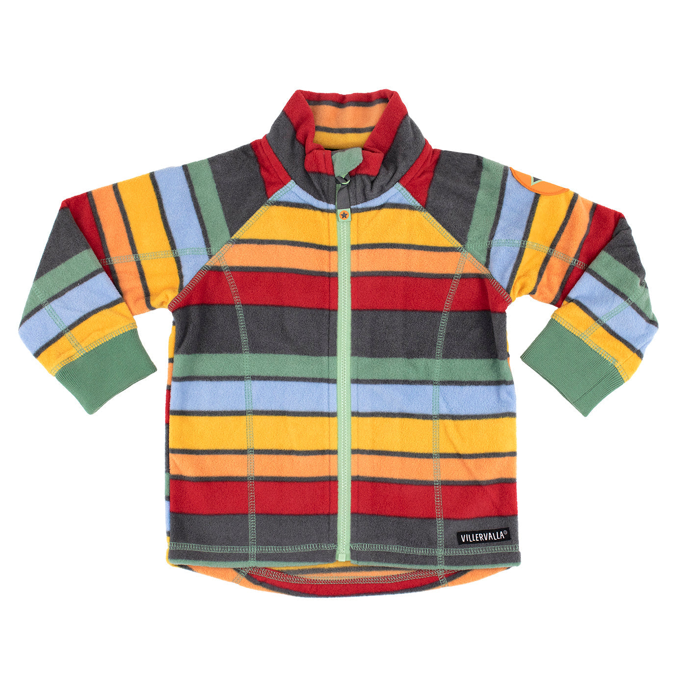 Zermatt Stripe Fleece Jacket - 1 Left Size 8-9 years-Villervalla-Modern Rascals