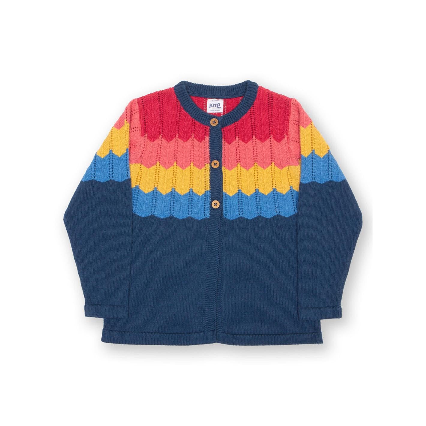 Zigzag Cardi - 1 Left Size 7-8 years-Kite-Modern Rascals