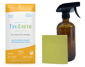 Tru Earth Eco-strips Disinfecting Multi-Surface Cleaner (Lemon Fresh) - 8 Strips by Tru Earth Organic Children's Clothing and Open Ended Toys from Modern Rascals
